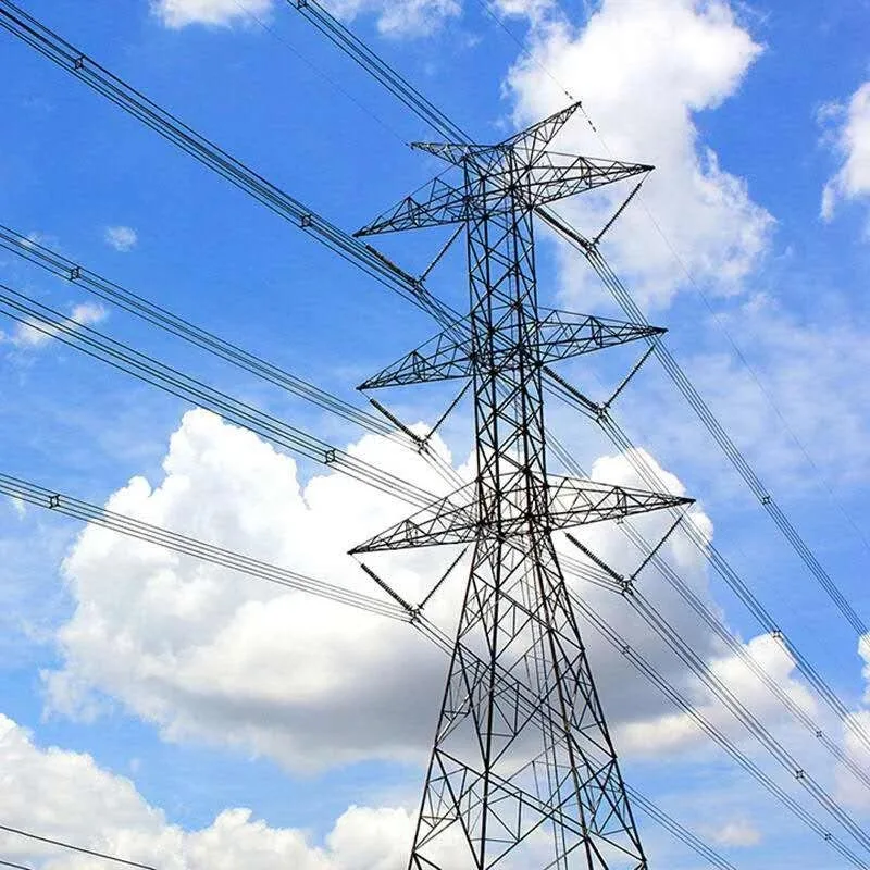 132kV गॅल्वनाइज्ड अँगल स्टील ट्रान्समिशन टॉवर